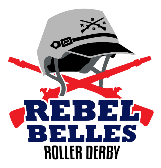 Rebel Belles Roller Derby logo